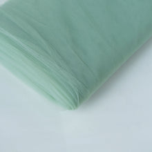 54 Inch x 40 Yards Tulle Sheer Fabric Bolt in Sage Green Color