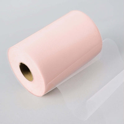 Pink mesh roll for crafting and decoration purposes