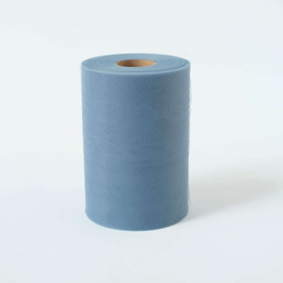 Blue paper roll on a plain background.