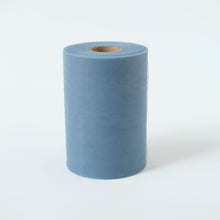 Fabric Roll Dusty Blue Sheer Nylon Tulle 6 Inch By 100 Yards