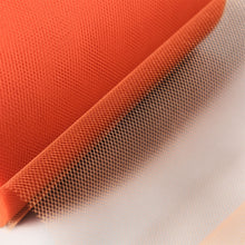 Orange Tulle Sheer 6 Inch x 100 Yards Fabric Bolt Spool Roll