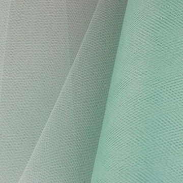 Add a Touch of Elegance with Mint Tulle Fabric Bolt
