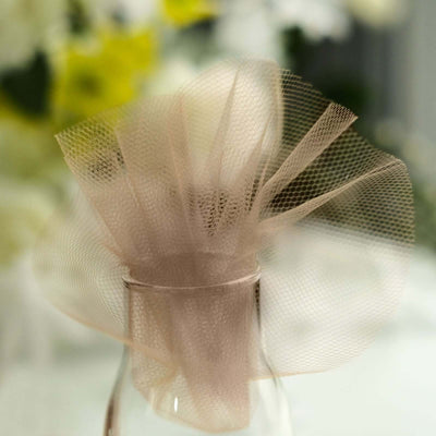 Tulle wrap in soft beige for floral arrangements or gifts