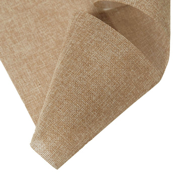 Natural Polyester Burlap Fabric Roll - Add Rustic Charm to Your Event Decor