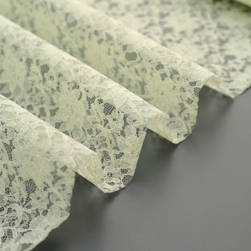 Versatile and Decorative Lace Fabric Roll