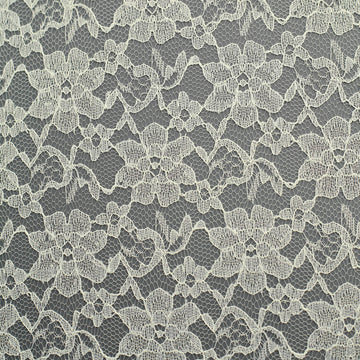 Create Unforgettable Wedding Decor with Ivory Floral Lace Fabric