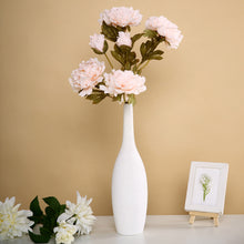 2 Bushes Blush Rose Gold 29 Inch Silk Peony Bouquets