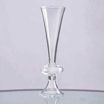 Transform Your Event Decor with Crystal Ball Trumpet Glass Vases