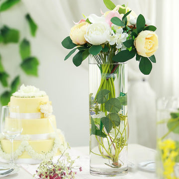 Elegant Clear Glass Flower Vases for Stunning Table Centerpieces