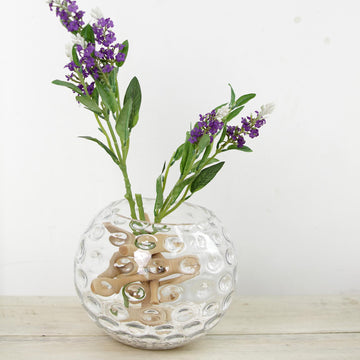 Artistic Hobnail Glass Vase for Captivating Displays