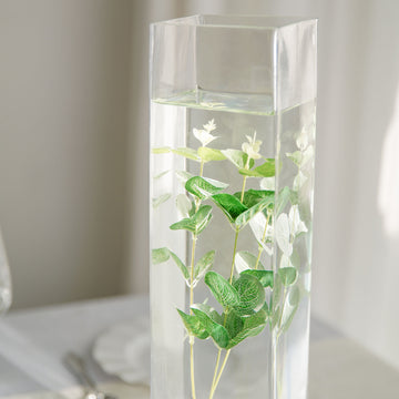 Create Unforgettable Moments with Our 6 Pack Heavy Duty Square Cylinder Glass Vase