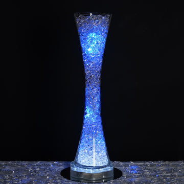 Elevate Your Event Decor with the Clear Heavy Duty Concave Glass Vase