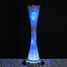 20inch Tall Clear Hourglass Shaped Floral Centerpiece Vase - 6 PCS