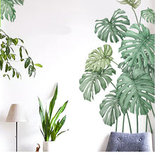 Tropical Palm Leaves Wall Stickers of a Plant