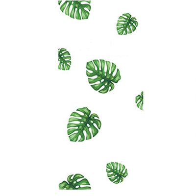 Monstera leaf pattern illustration on a white background