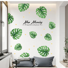 Plant Wall Decals with Monstera Leaves Stickers