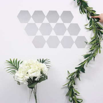 Add a Modern Touch to Your Space with our Hexagon Mirror Wall Stickers