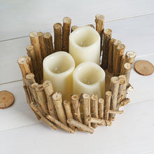 Wooden Candle Holders, Rustic Candle Holders