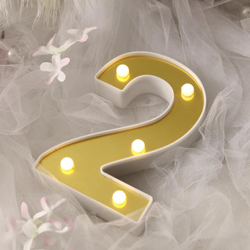 Add a Sparkle to Your Event with Gold 3D Marquee Numbers