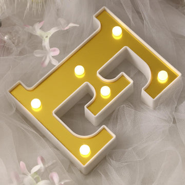 Add a Touch of Elegance with Gold 3D Marquee Letters