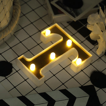 Create a Magical Atmosphere with Warm White 5 LED Letters