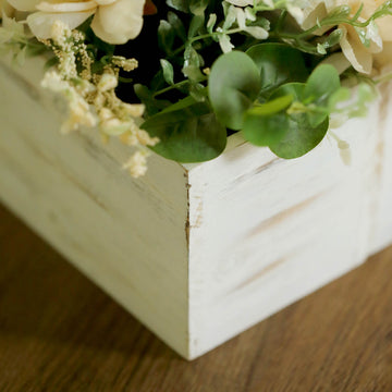 Versatile and Stylish Wood Planter Boxes for Event Decor