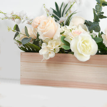 Elevate Your Event Decor with our Versatile Wood Planter Box
