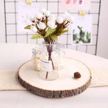 Round Rustic Wood Slices, Poplar Wood Slabs Natural Color, Table Centerpieces