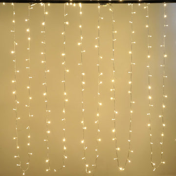 30ft Warm White 100 LED Connectable String Lights, 120V Fairy Lights