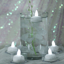 12Pack LED Floating White Tea lights Waterproof Flameless Candles