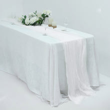 10 Feet White Gauze Cheesecloth Table Runner