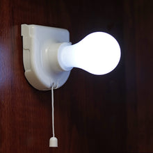 Pull String Battery Operated Wardrobe Light White