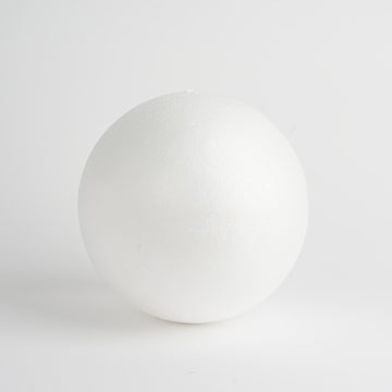 6 Pack White StyroFoam Foam Balls For Arts, Crafts and DIY 6"