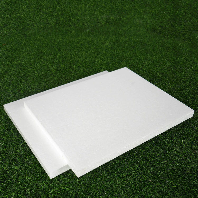 6 Pack | 12"x15" White Styrofoam Foam Rectangle Flats