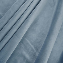 65 Inch x 5 Yards Dusty Blue Soft Velvet Fabric Bolt