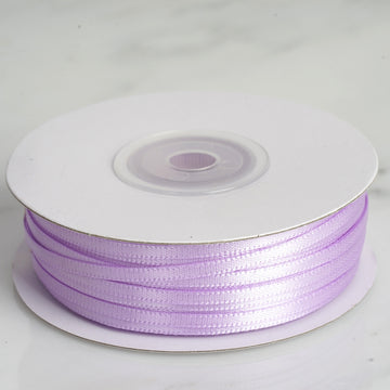 Lavender Lilac Satin Ribbon 100 Yards 1/8"