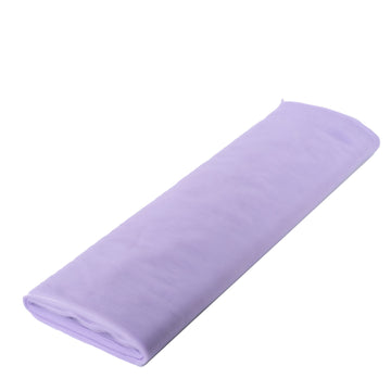 54"x40 Yards Lavender Lilac Tulle Fabric Bolt, DIY Crafts Sheer Fabric Roll
