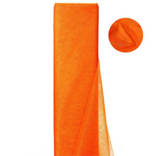54" x 15 Yards Orange Glitter Dot Tulle Fabric Bolt