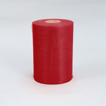6 Inch x 100 Yards Tulle Sheer Red Fabric Bolt Spool Roll
