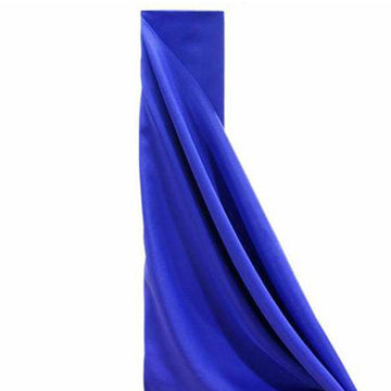 Elevate Your Event Decor with Royal Blue Polyester Fabric