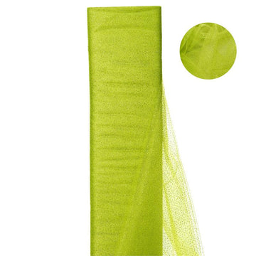 Tea Green Glitter Dot Tulle Fabric Bolt 54"x15 Yards
