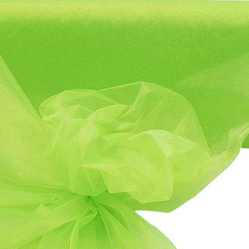 Tea Green Sheer Organza Fabric Bolt for Stunning Event Decor