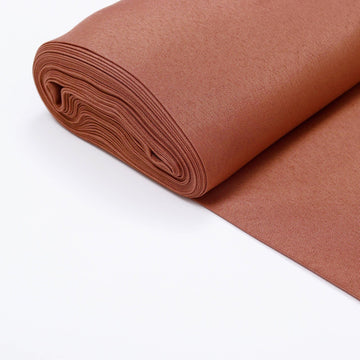 Terracotta (Rust) Polyester Fabric Bolt DIY Craft Fabric Roll 54"x10 Yards