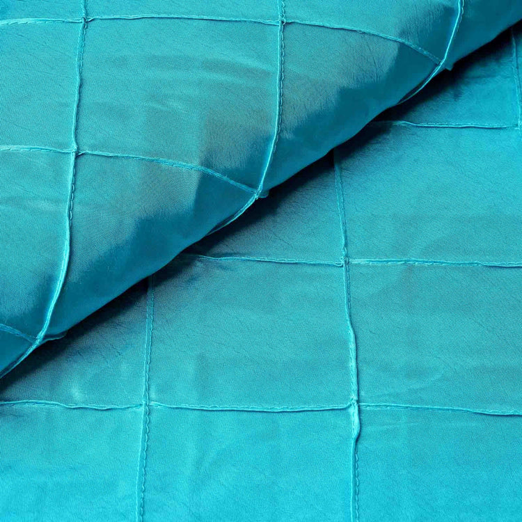 54inch x 10 Yards Turquoise Pintuck Taffeta Fabric Bolt, DIY Craft Fabric Roll#whtbkgd