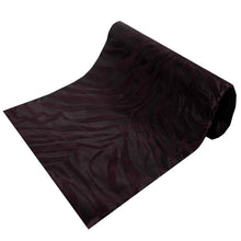 12" x 10 Yards | Taffeta Fabric Roll | Zebra Print Fabric by the Yard | Zebra Fabric Animal Print - Chocolate