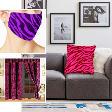 Elevate Your Event Decor with Chocolate Zebra Print Fabric