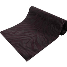 Zebra Print Fabric By The Yard | Chocolate/Chocolate | 12" x 10 Yards | Taffeta Fabric Wholesale#whtbkgd