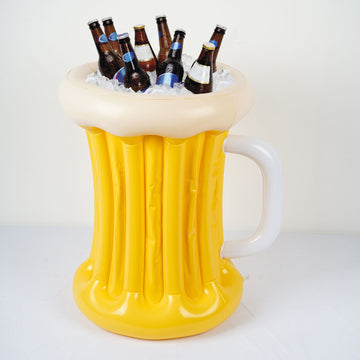 Giant Inflatable Ice Cooler: The Perfect Party Beer Mug in Vibrant Colors