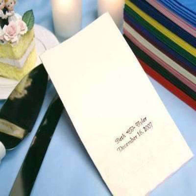 Blank invitation card with elegant embossing, perfect for wedding announcements.